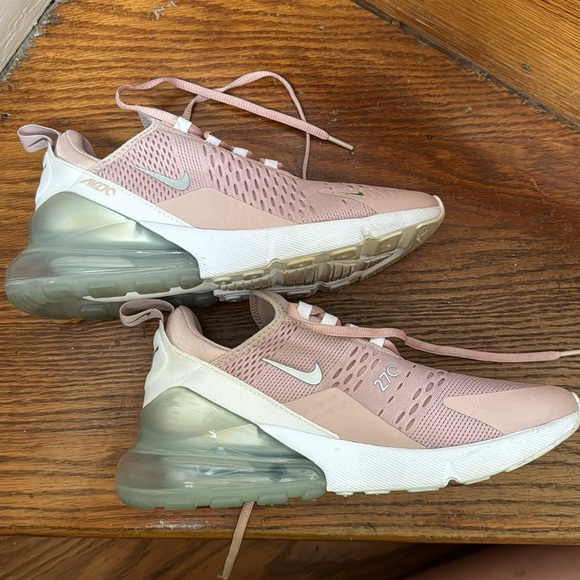 Nike Air Max 270 Women’s Size 9 Pink Metallic Silver - Picture 5 of 6
